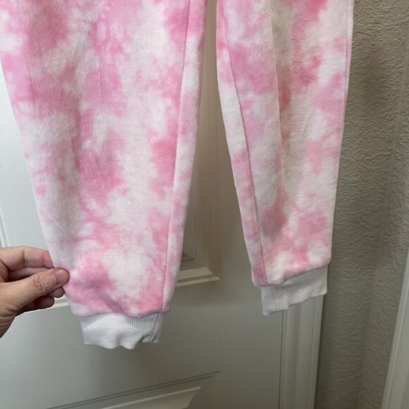 Juicy Couture Pink Tie Dye Velour Pull On Jogger Sweatpants Kids Youth Size 4T - Picture 3 of 7